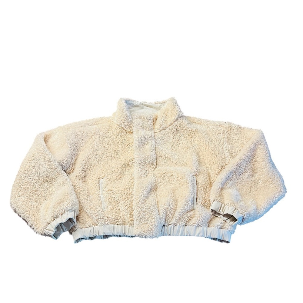 Rylee + Cru Cream Sherpa Teddy Jacket Size Girl’s 10-12